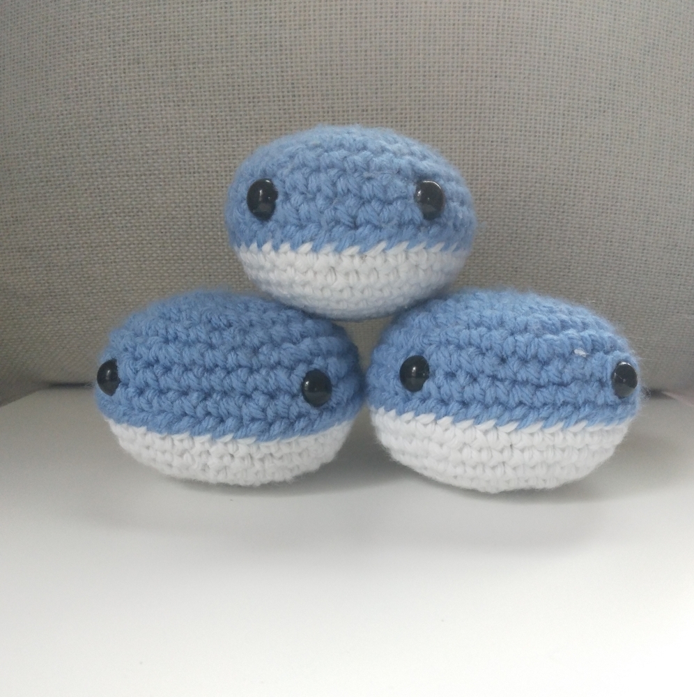 Plush blue whale, Stress toy, Child safety toy.